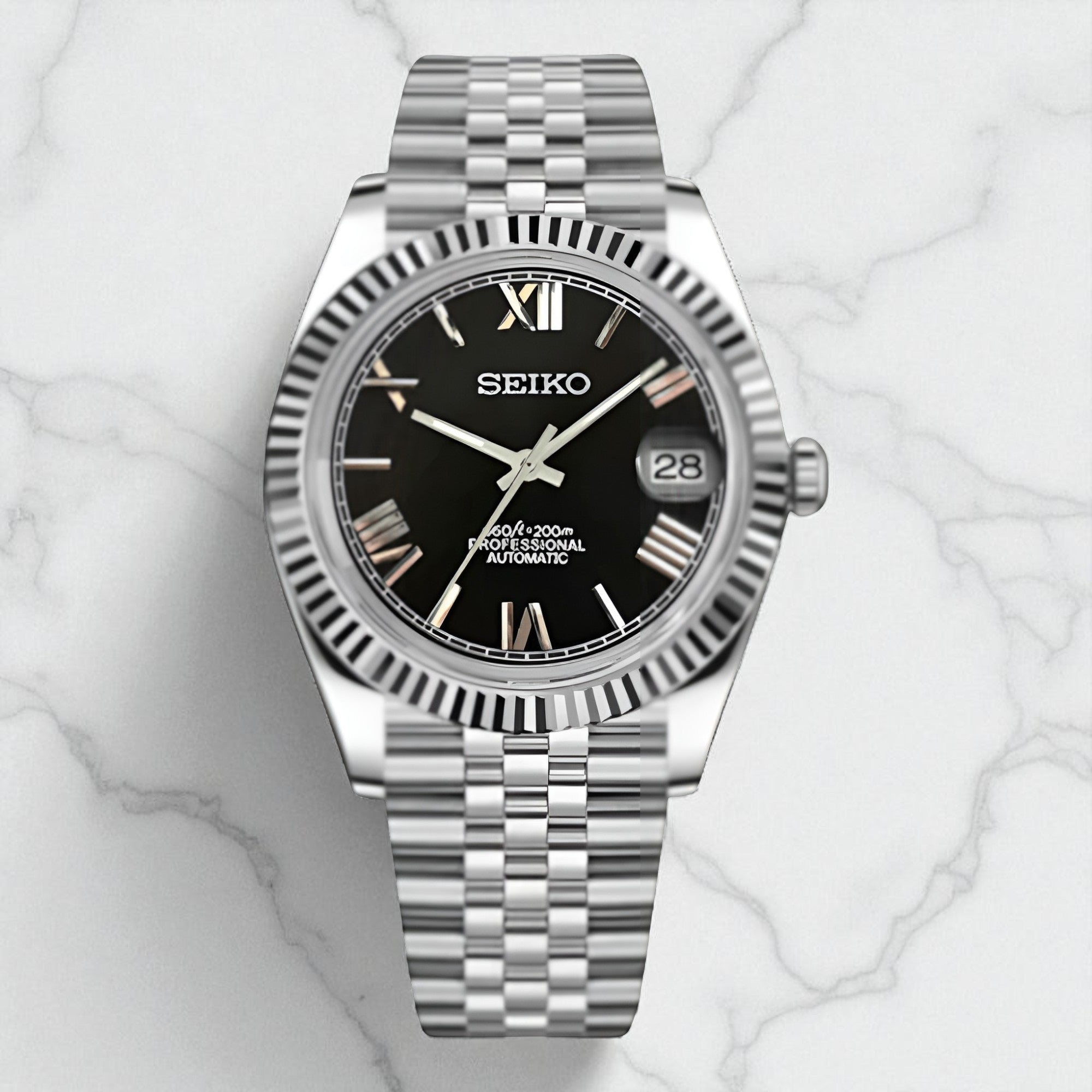 Datejust - Noir Chiffres Romains