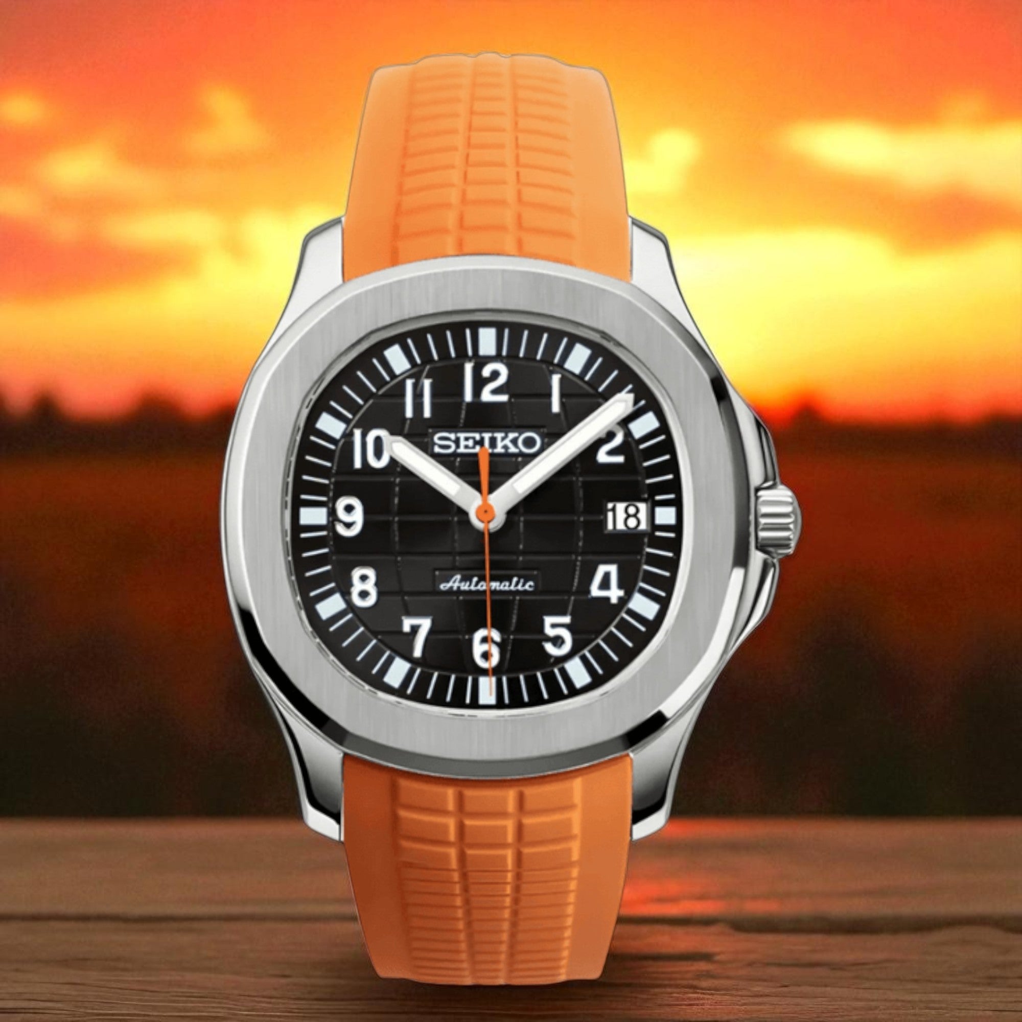 Aquanaut - Oyster Flex Orange Noir