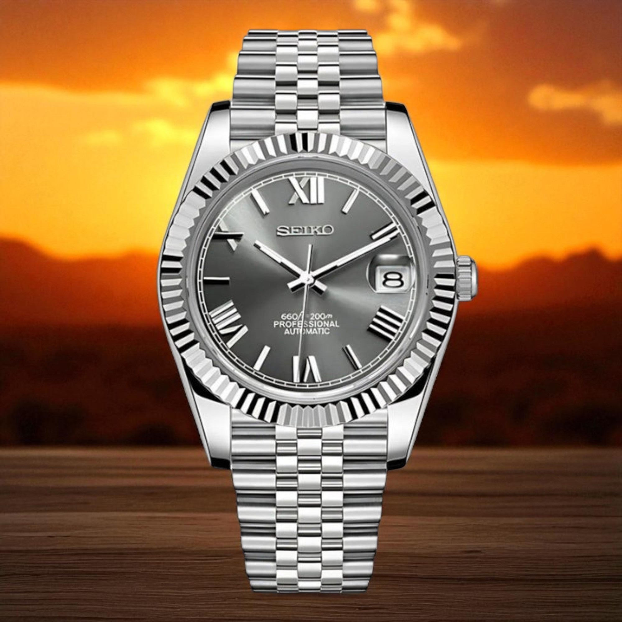 Datejust - Gris Chiffres Romains