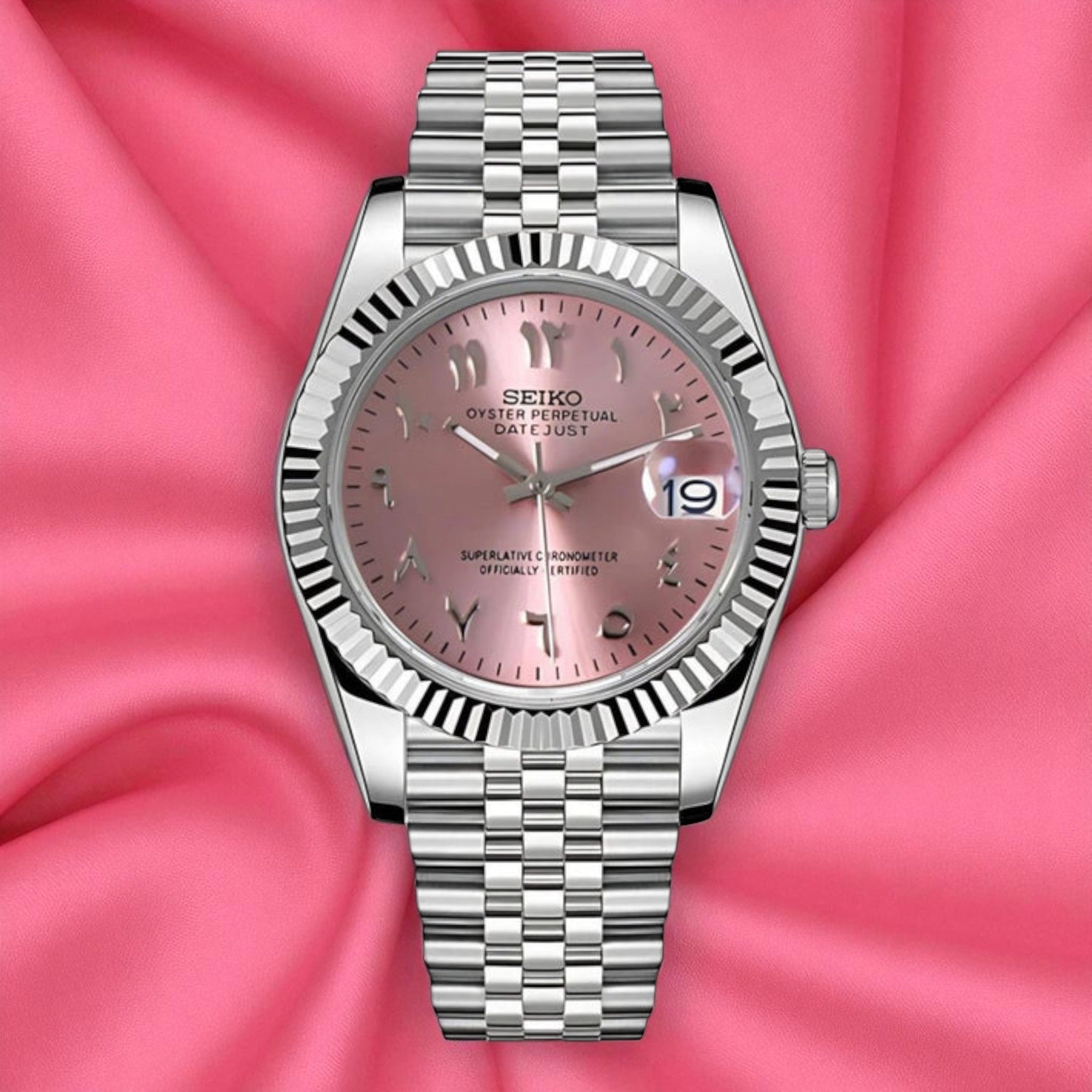 DateJust - Arabic Dial Rose