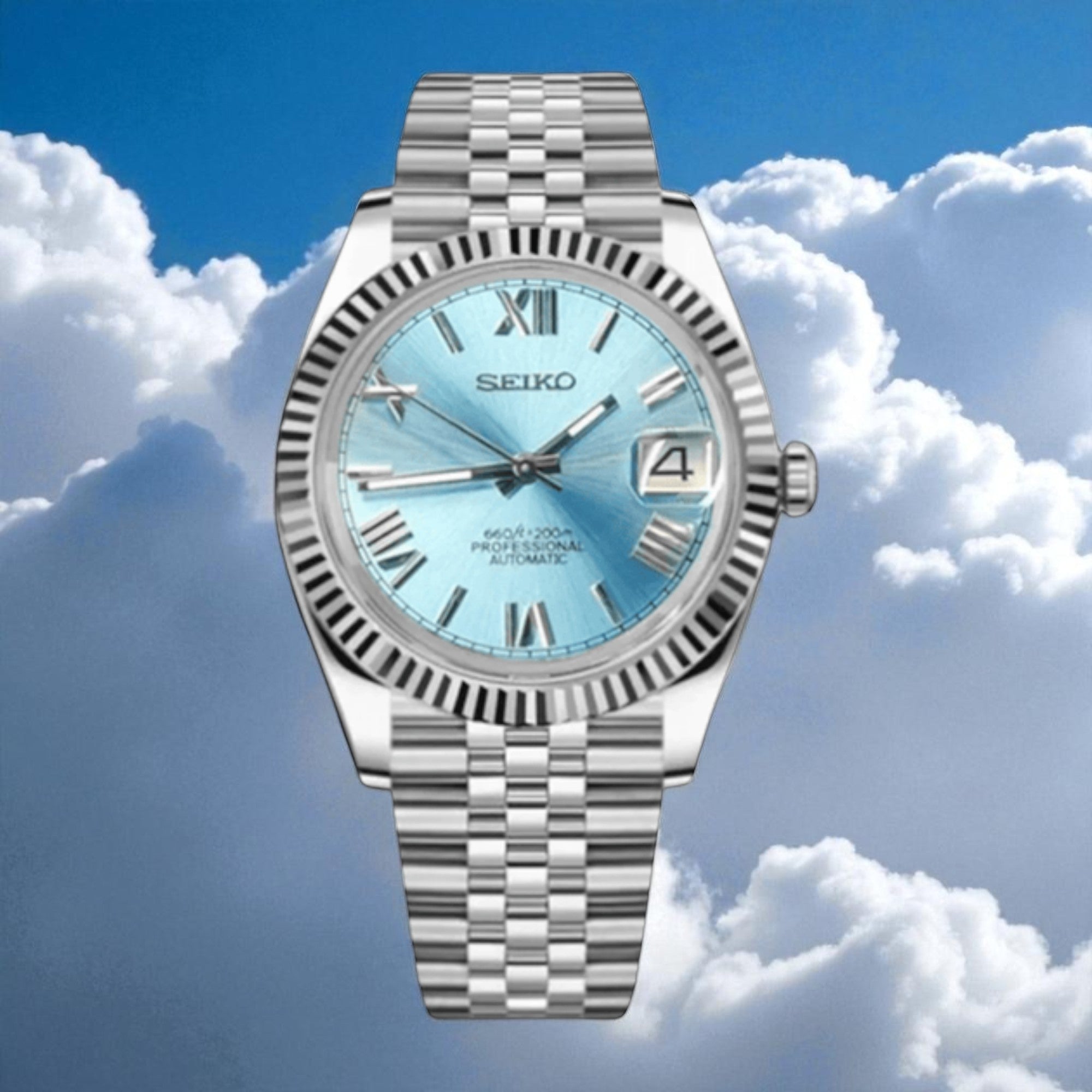 Datejust - Tiffany And Blue Chiffres Romains