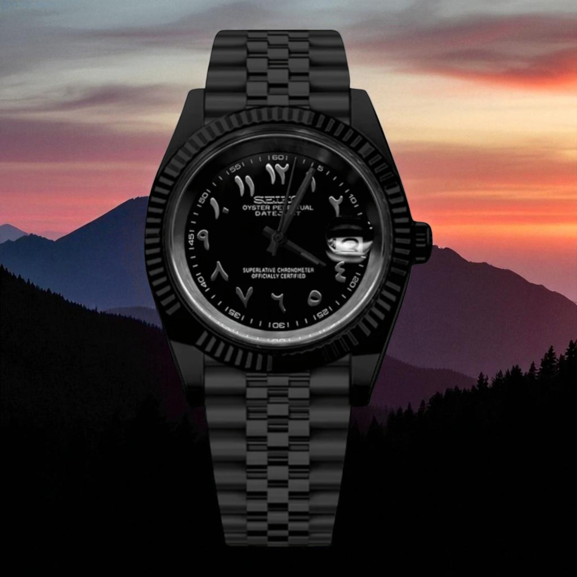 Datejust - Arabic Dial Full Black