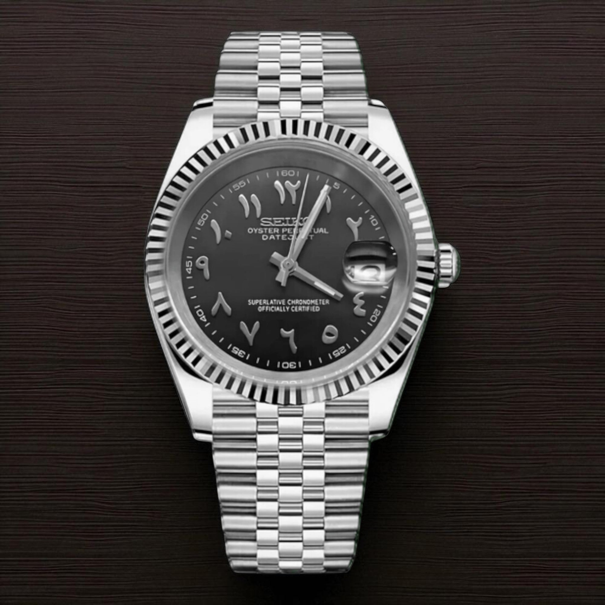 DateJust - Arabic Dial Noir