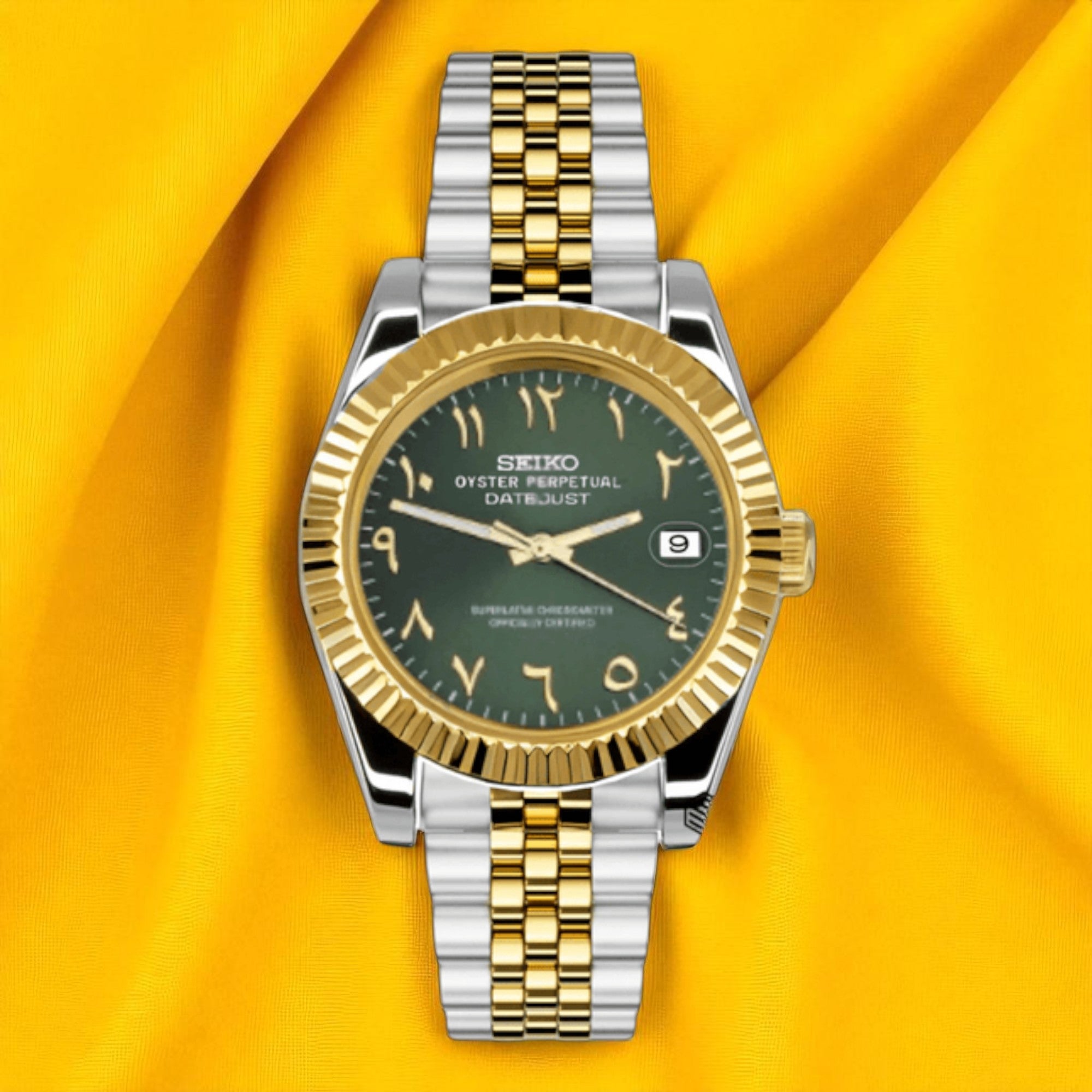 Datejust - Or Two Tone Vert Olive