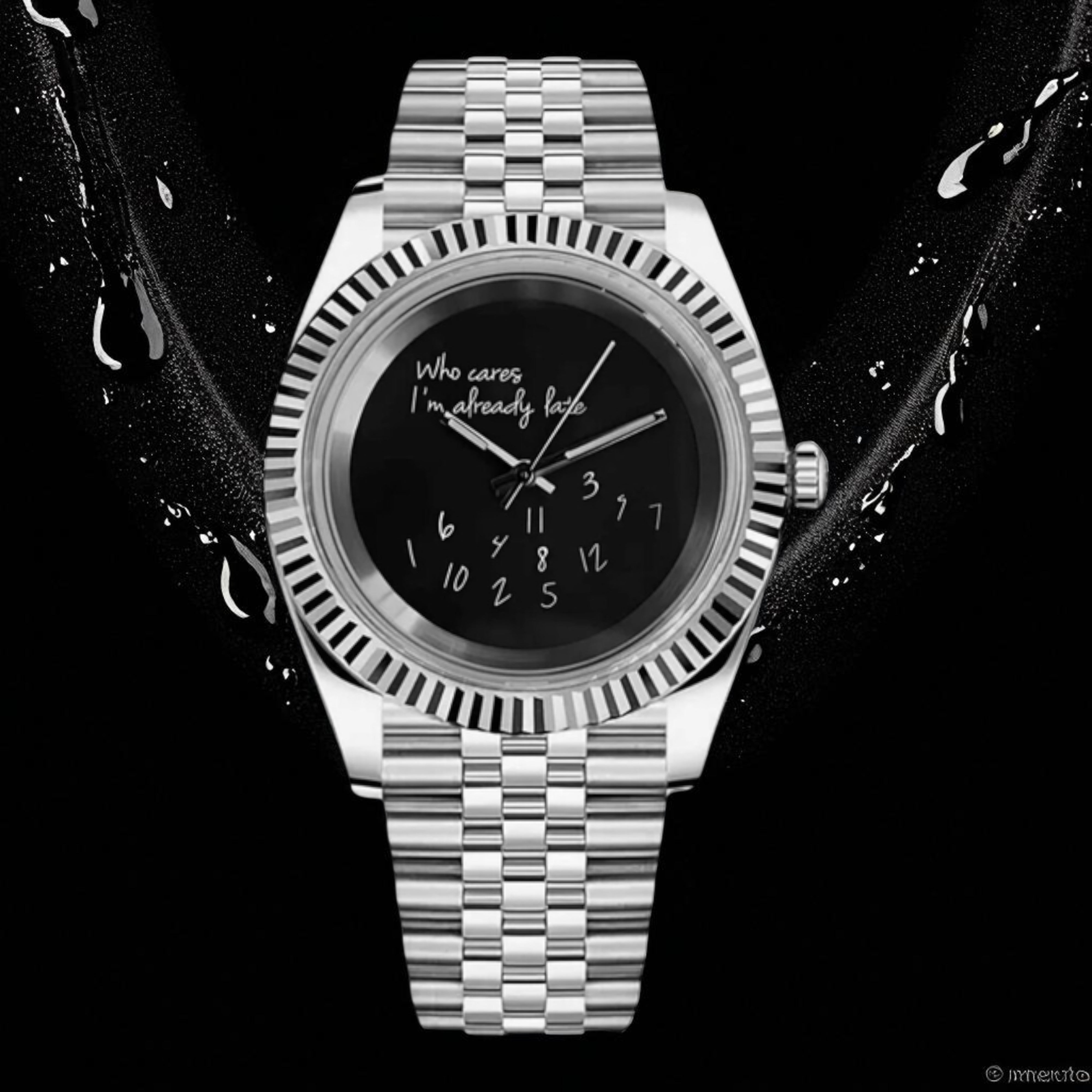 Datejust - Who Cares? Noir