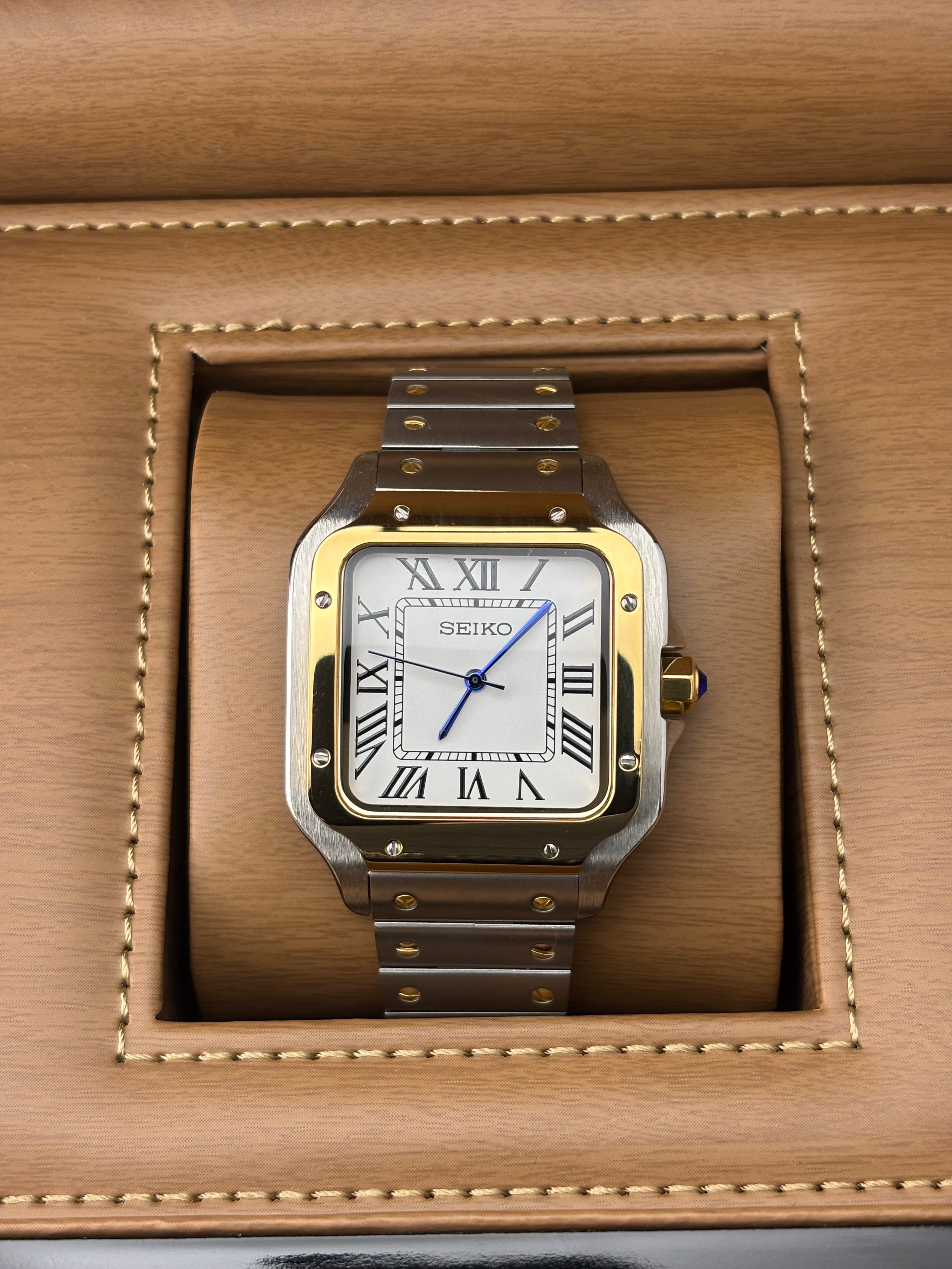 Santos - Or Two Tone Blanc