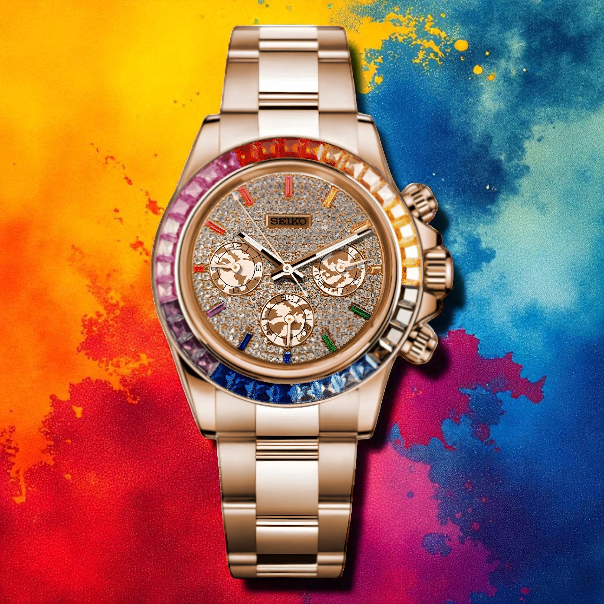 Daytona - Or Rose Rainbow