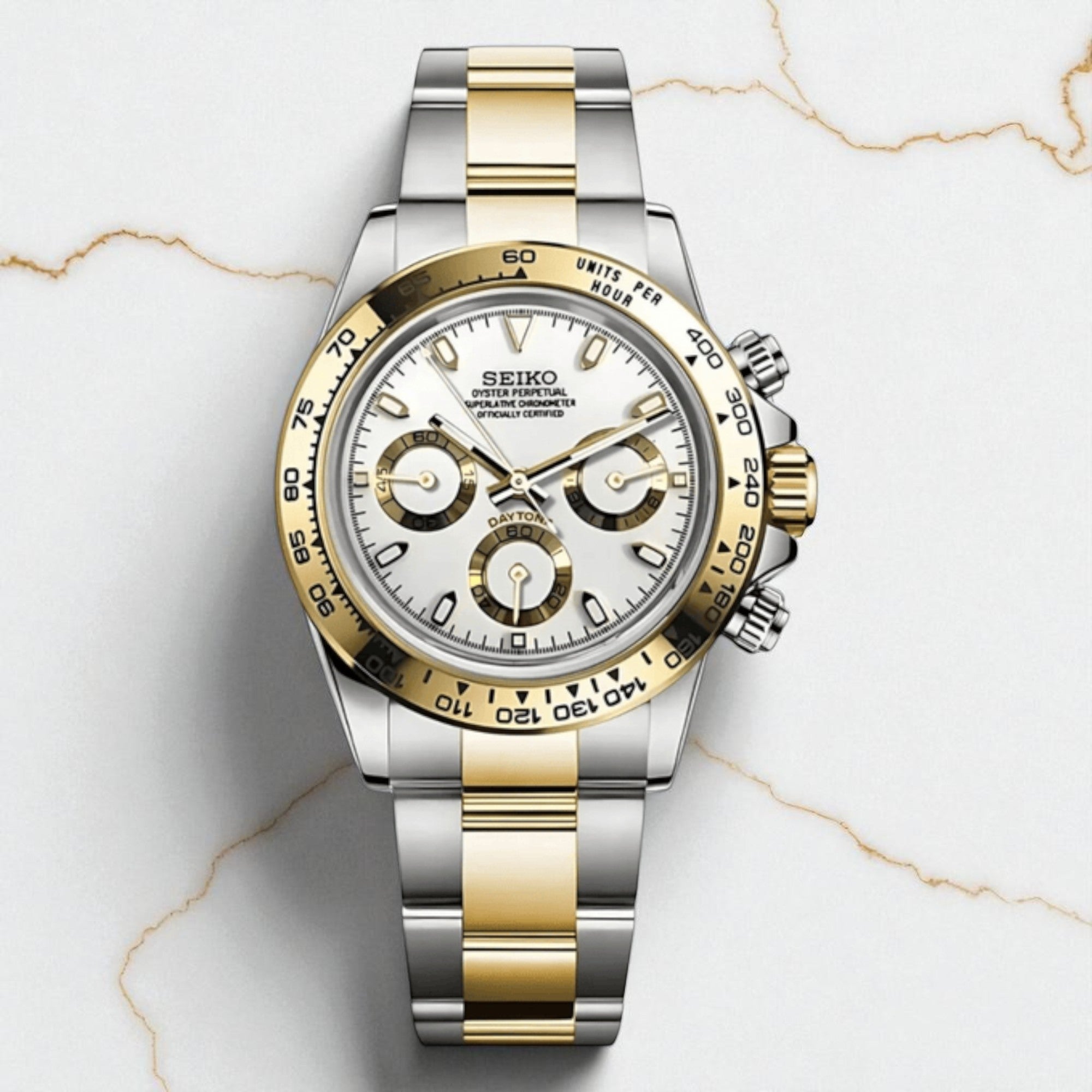 Daytona - Or Two Tone Blanc