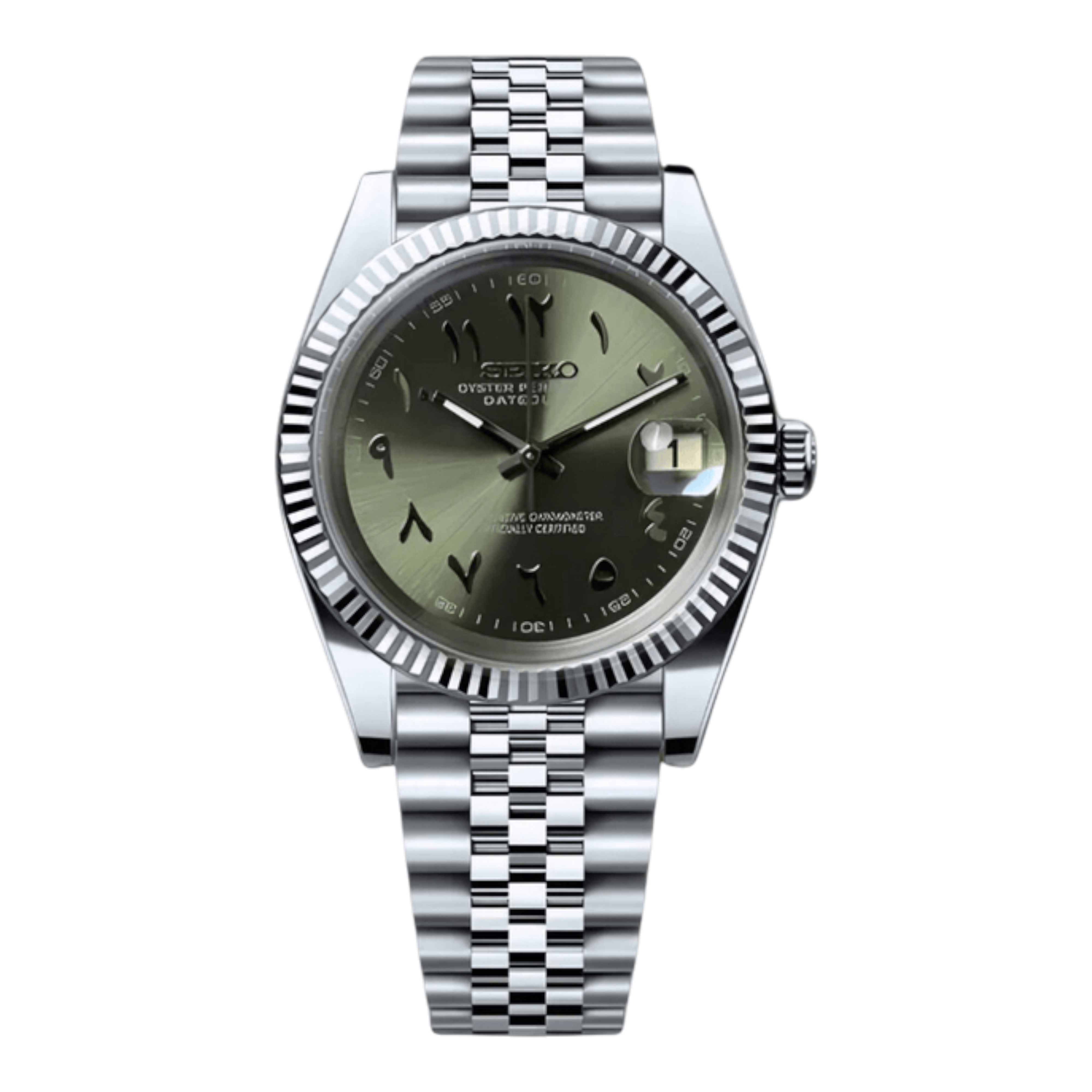 Datejust - Arabic Dial Vert Kaki