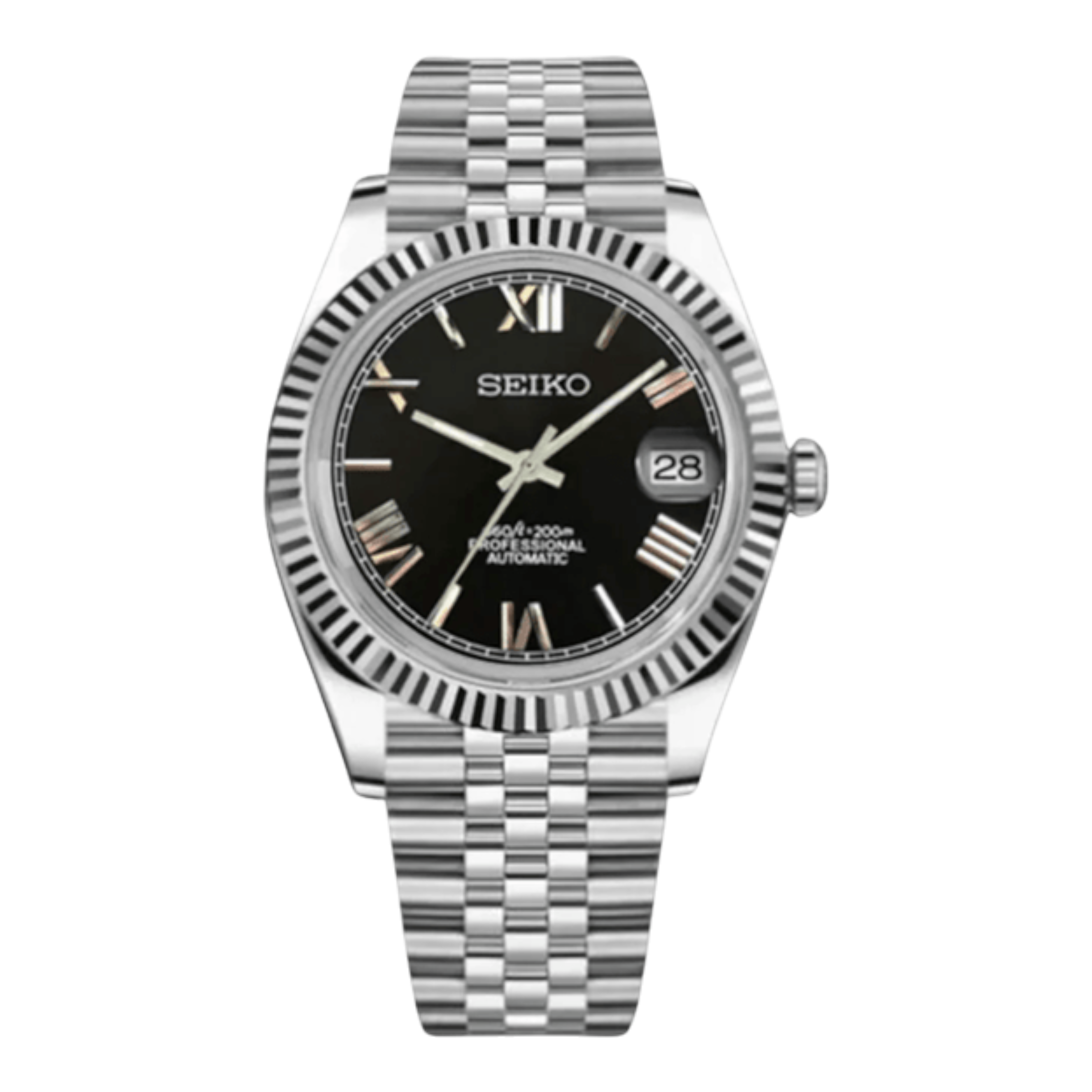 Datejust - Noir Chiffres Romains