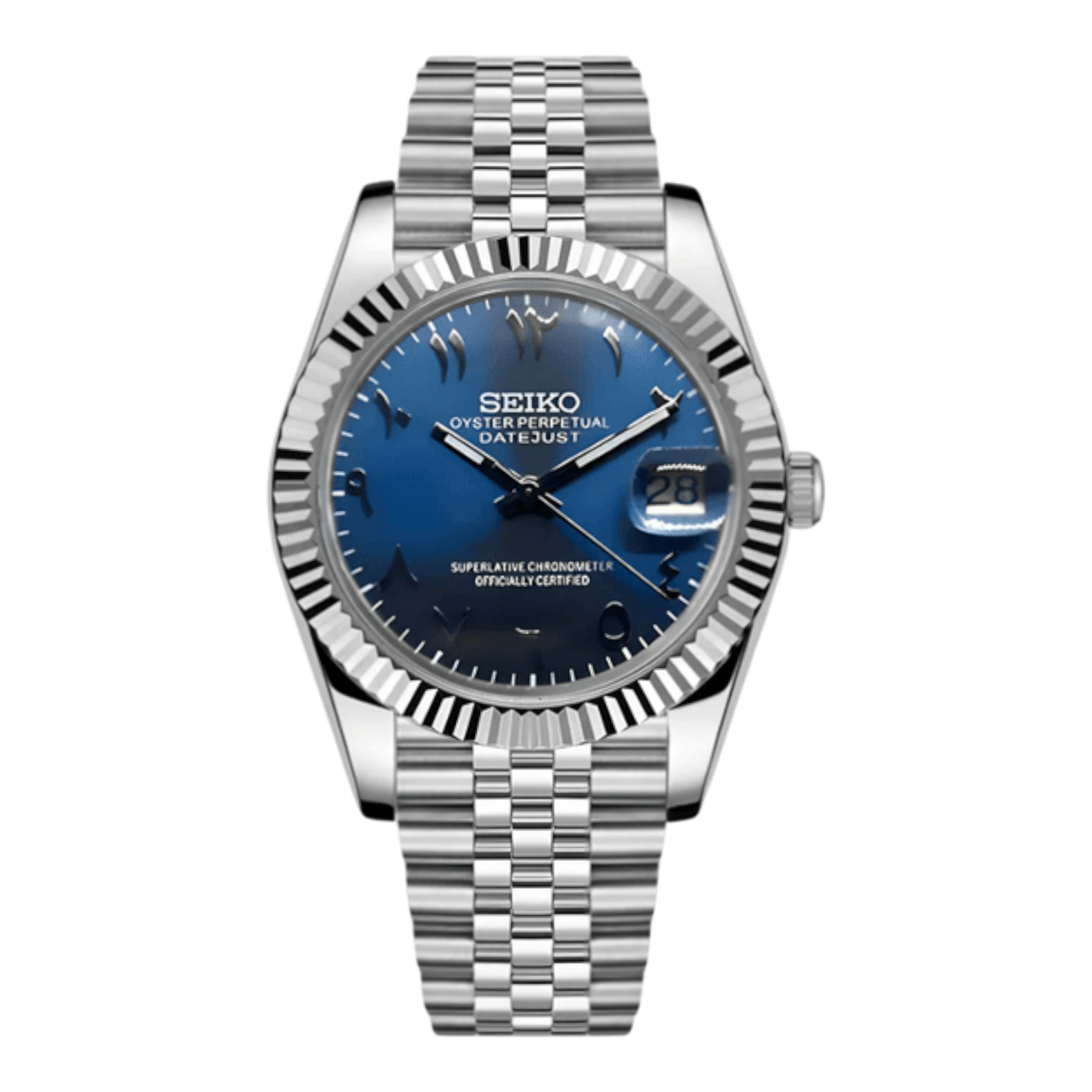 Datejust - Arabic Dial Bleu