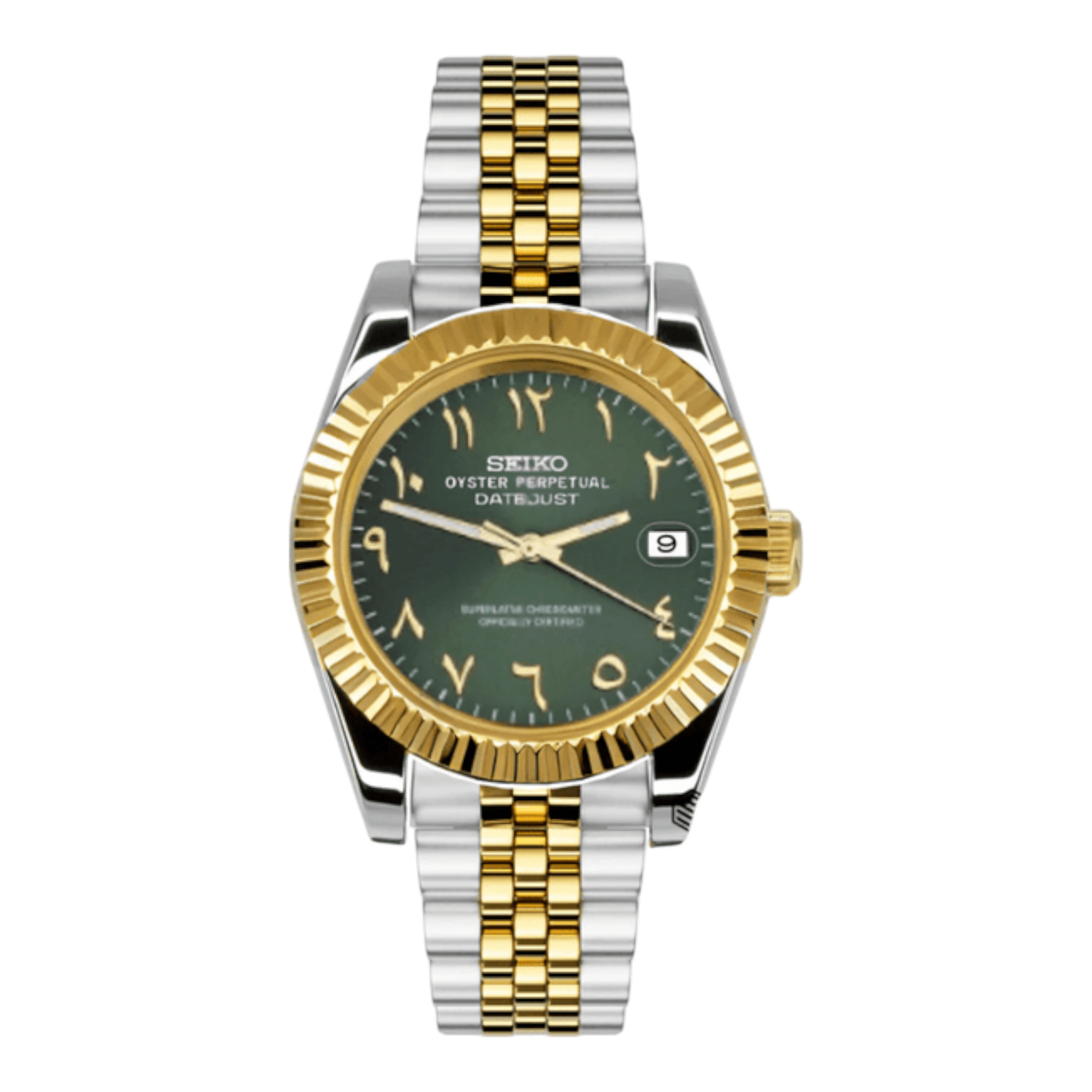 Datejust - Or Two Tone Vert Olive